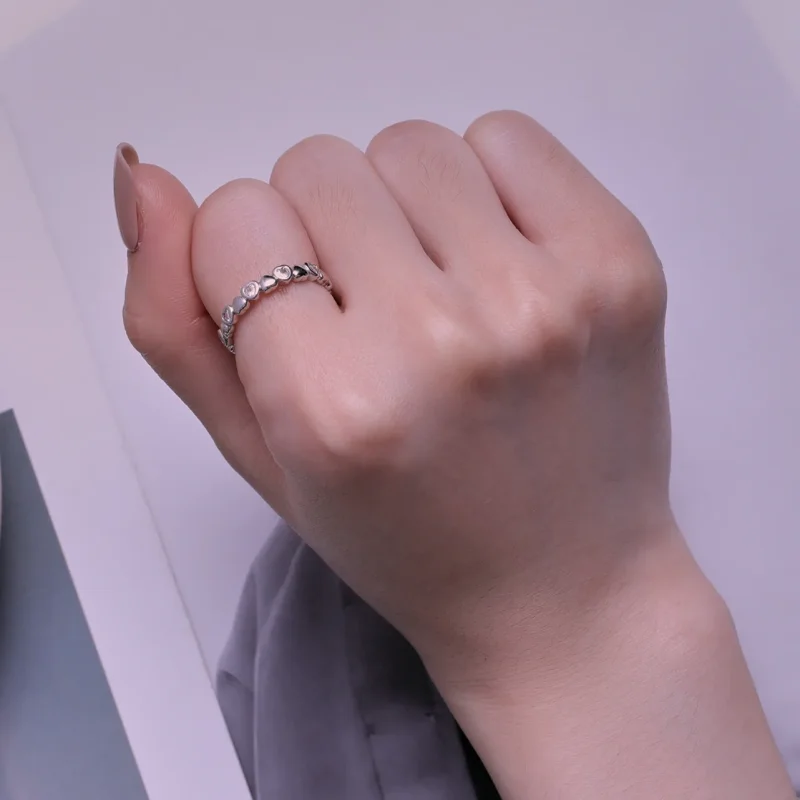(immagine per) Anello a forma di cuore stile Pandora - BSR421 - Visualizza 6