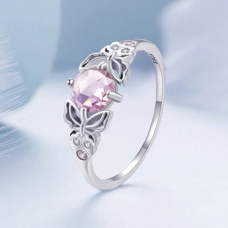 (immagine per) Anello a forma di farfalla in stile Pandora - BSR478 - Visualizza 2