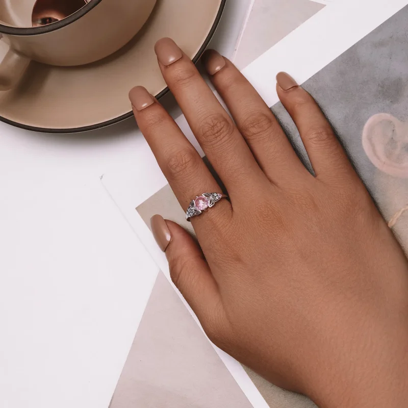 (immagine per) Anello a forma di farfalla in stile Pandora - BSR478 - Visualizza 4
