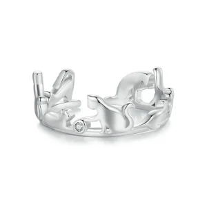 (immagine per) Anello a forma di gatto in stile Pandora - SCR944-E