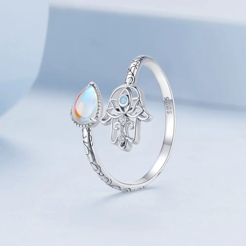 (immagine per) Anello a forma di mano fortunato in stile Pandora - BSR486-E - Visualizza 2