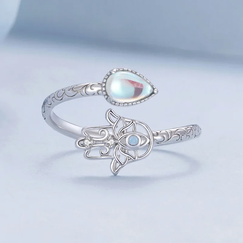 (immagine per) Anello a forma di mano fortunato in stile Pandora - BSR486-E - Visualizza 3