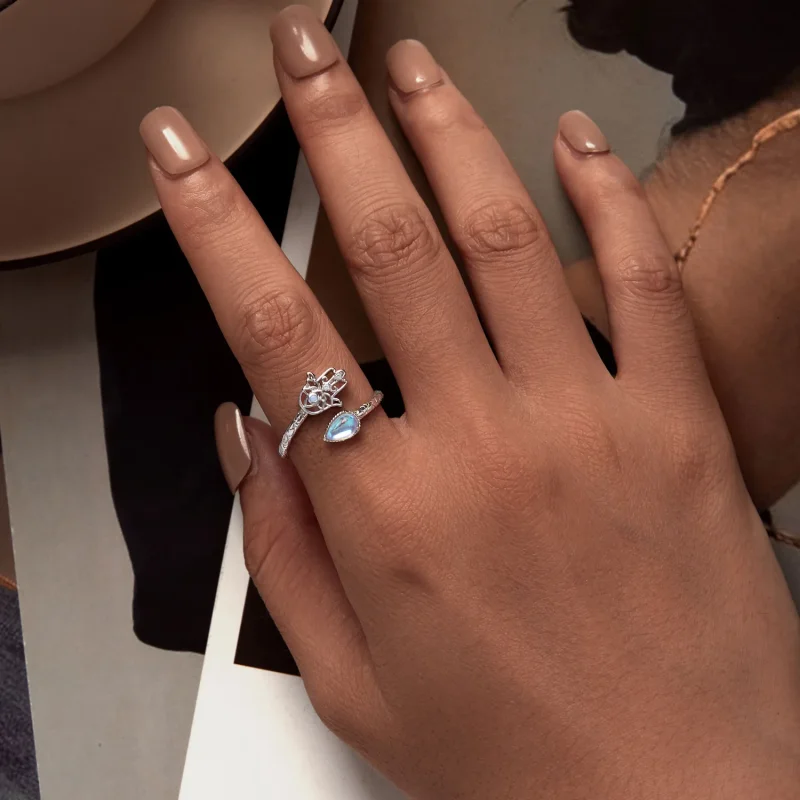 (immagine per) Anello a forma di mano fortunato in stile Pandora - BSR486-E - Visualizza 5