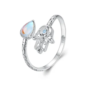 (immagine per) Anello a forma di mano fortunato in stile Pandora - BSR486-E
