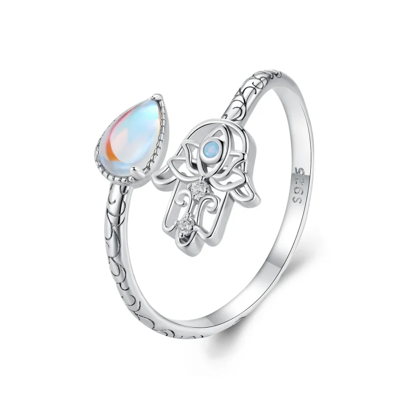 (immagine per) Anello a forma di mano fortunato in stile Pandora - BSR486-E