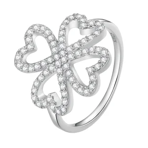 (immagine per) Anello a forma di quadrifoglio nello stile Pandora - BSR399