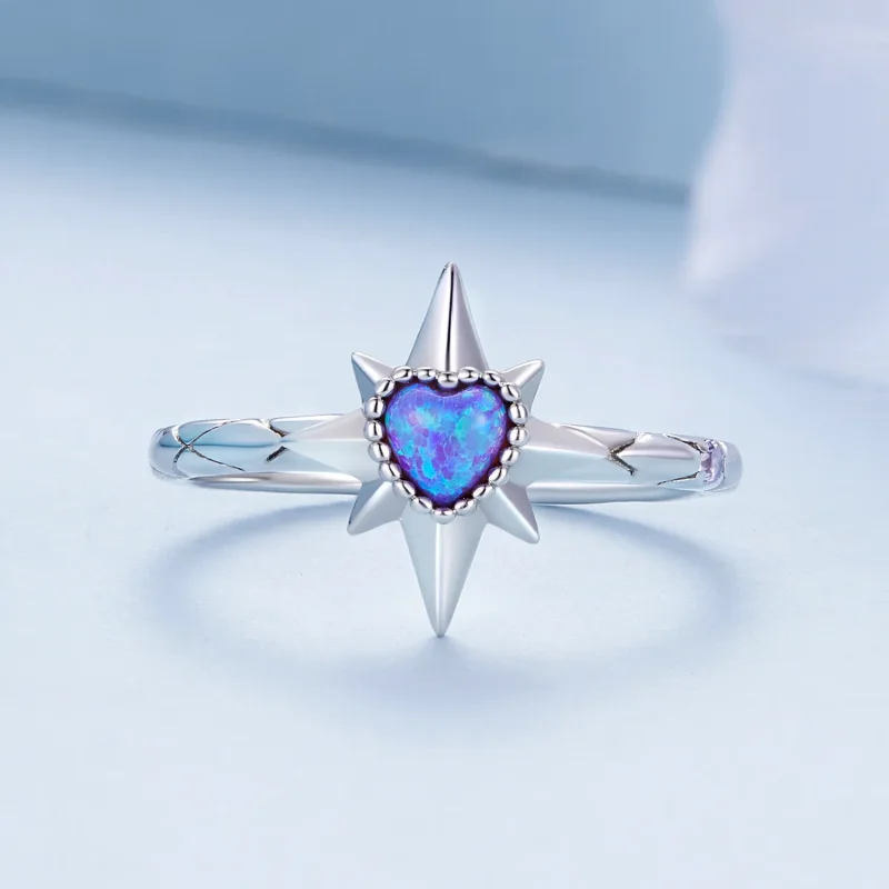 (immagine per) Anello a forma di stella in stile Pandora - BSR455 - Visualizza 3