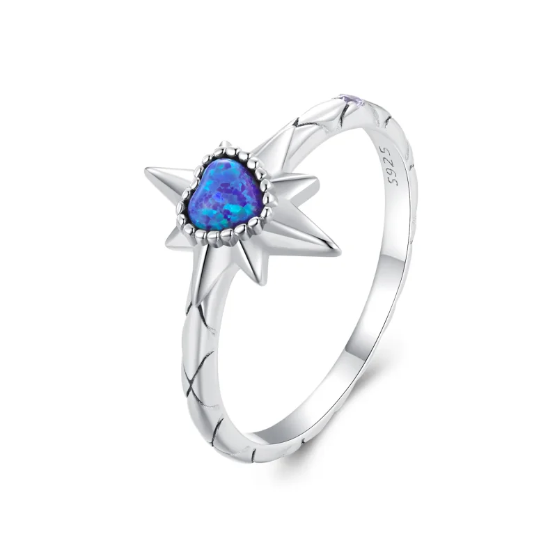 (immagine per) Anello a forma di stella in stile Pandora - BSR455