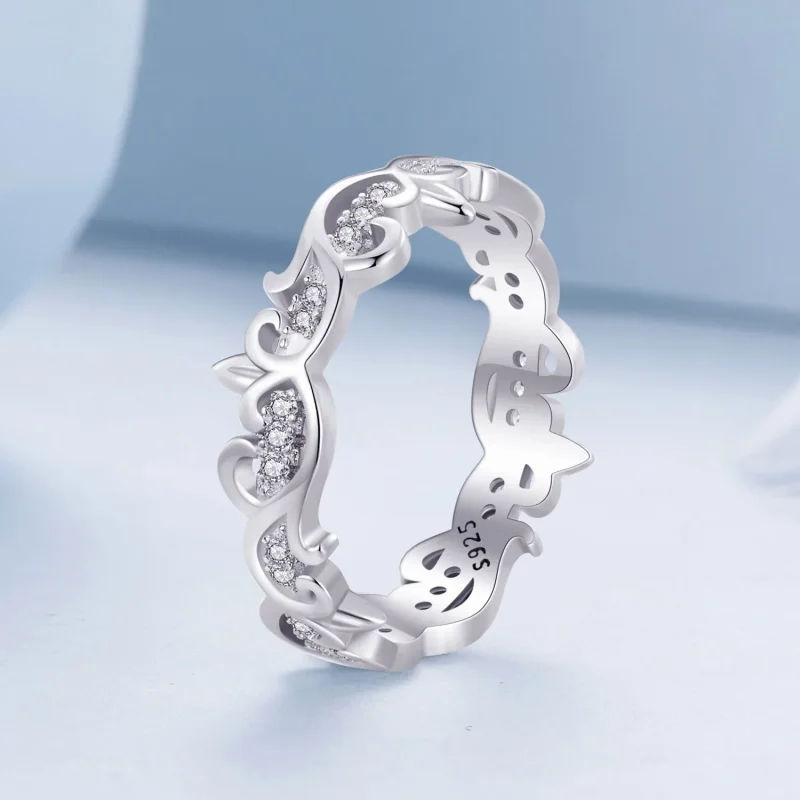 (immagine per) Anello a forma di vite in stile Pandora - BSR489 - Visualizza 2