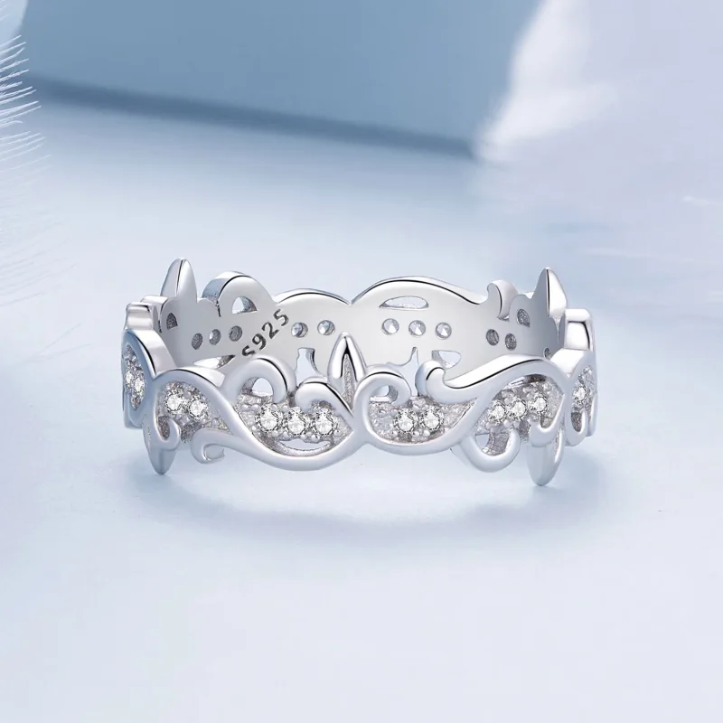 (immagine per) Anello a forma di vite in stile Pandora - BSR489 - Visualizza 3