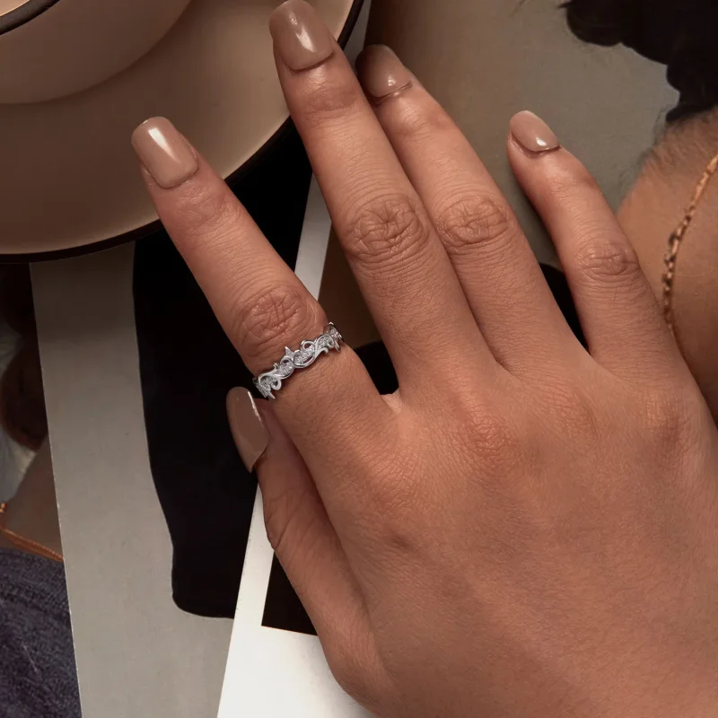 (immagine per) Anello a forma di vite in stile Pandora - BSR489 - Visualizza 5