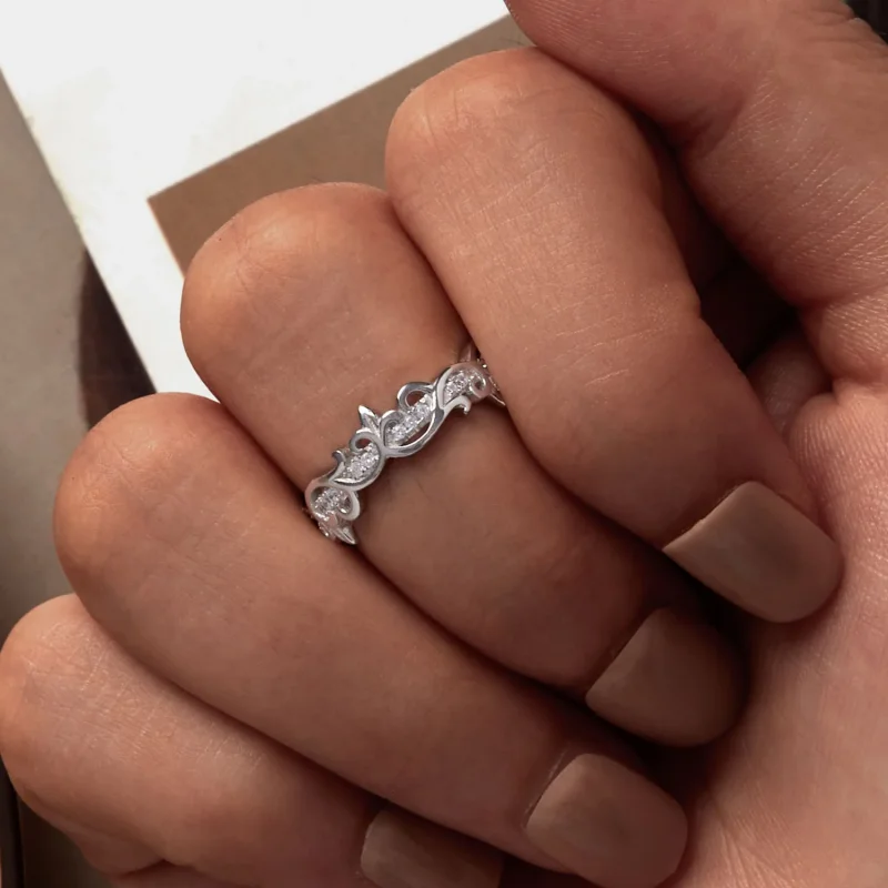 (immagine per) Anello a forma di vite in stile Pandora - BSR489 - Visualizza 6