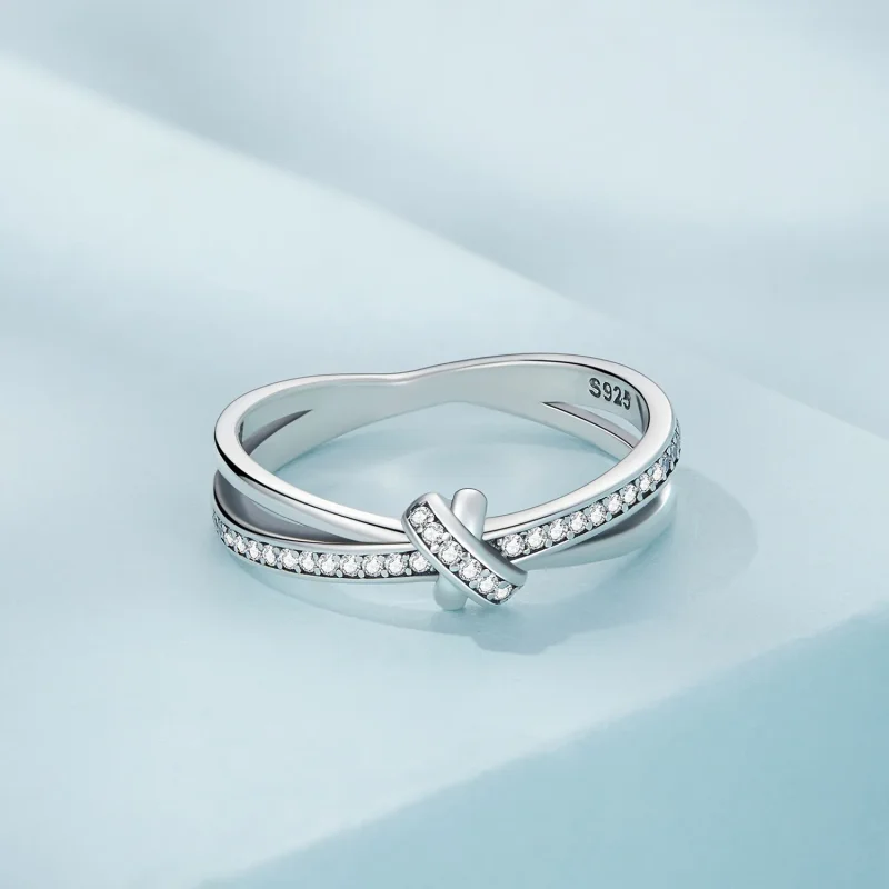(immagine per) Anello a nodo di stile Pandora - SCR896 - Visualizza 3
