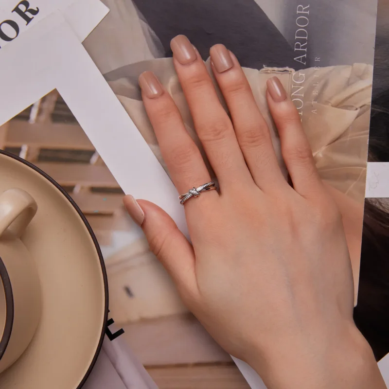 (immagine per) Anello a nodo di stile Pandora - SCR896 - Visualizza 5