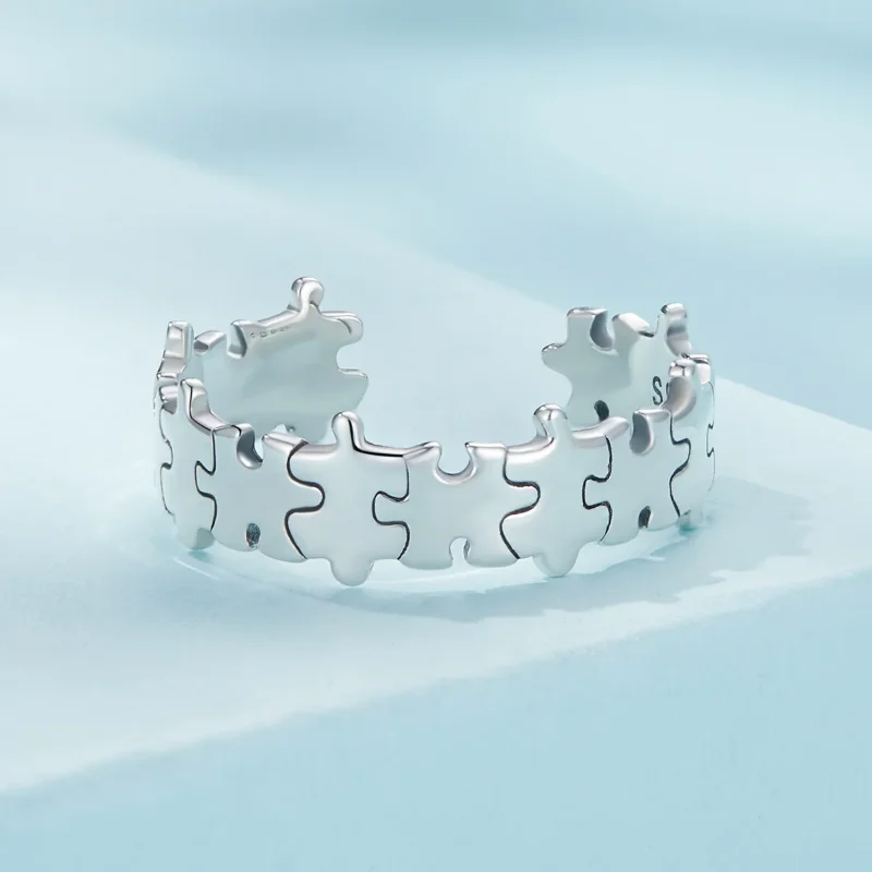 (immagine per) Anello a puzzle di stile Pandora - SCR925 - Visualizza 3
