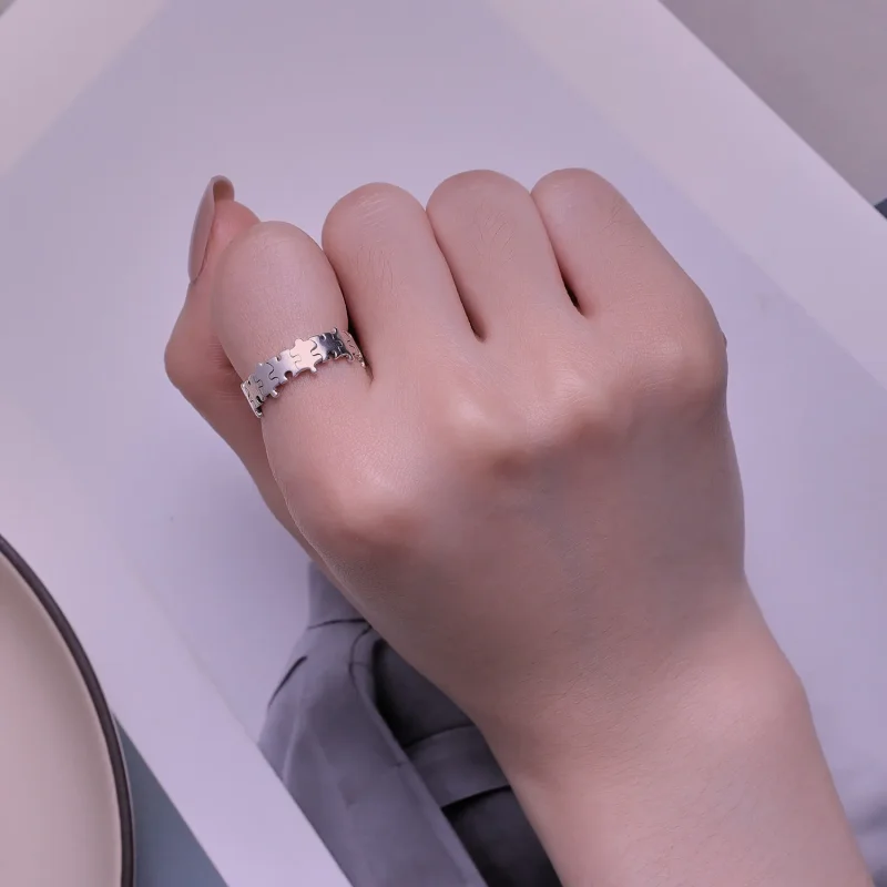 (immagine per) Anello a puzzle di stile Pandora - SCR925 - Visualizza 7