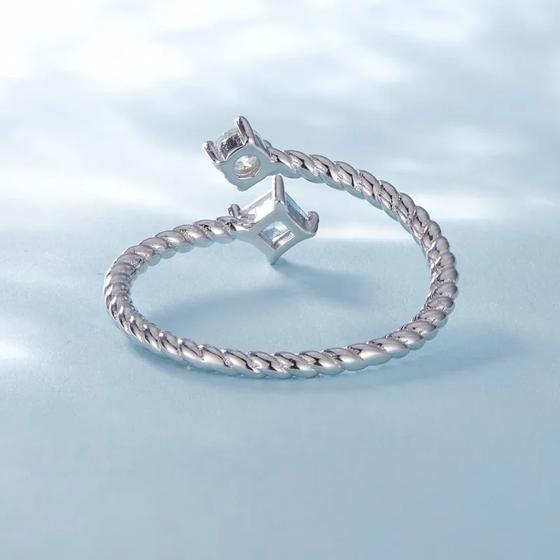 (immagine per) Anello a spirale blu stile Pandora - SCR923 - Visualizza 4