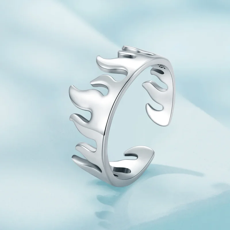 (immagine per) Anello aperto a fiamma in stile Pandora - SCR914 - Visualizza 2