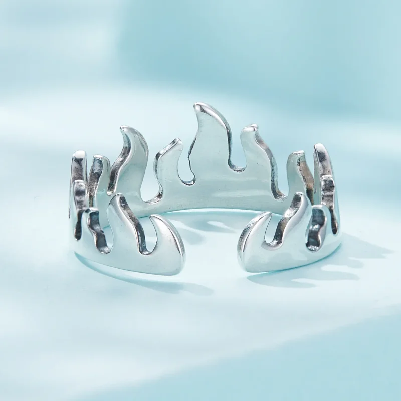 (immagine per) Anello aperto a fiamma in stile Pandora - SCR914 - Visualizza 4
