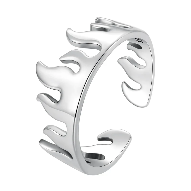 (immagine per) Anello aperto a fiamma in stile Pandora - SCR914