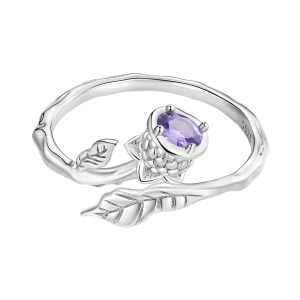 (immagine per) Anello aperto a forma di Cardo stile Pandora - BSR397