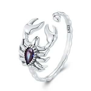 (immagine per) Anello aperto a forma di scorpione stile Pandora retrò - SCR974-E