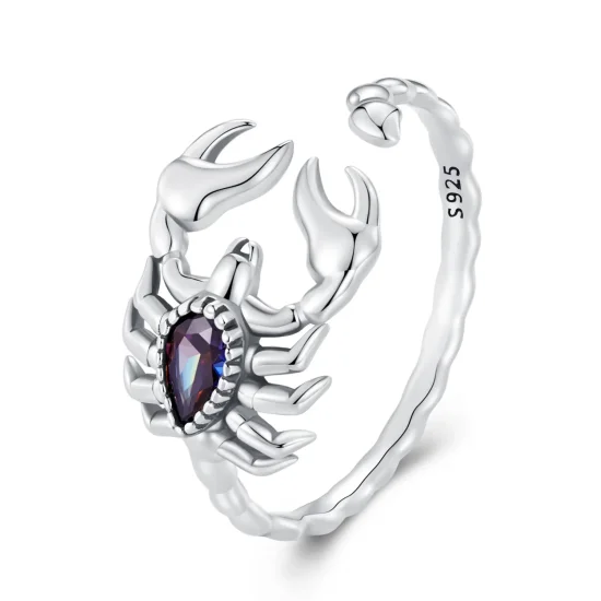 (immagine per) Anello aperto a forma di scorpione stile Pandora retrò - SCR974-E