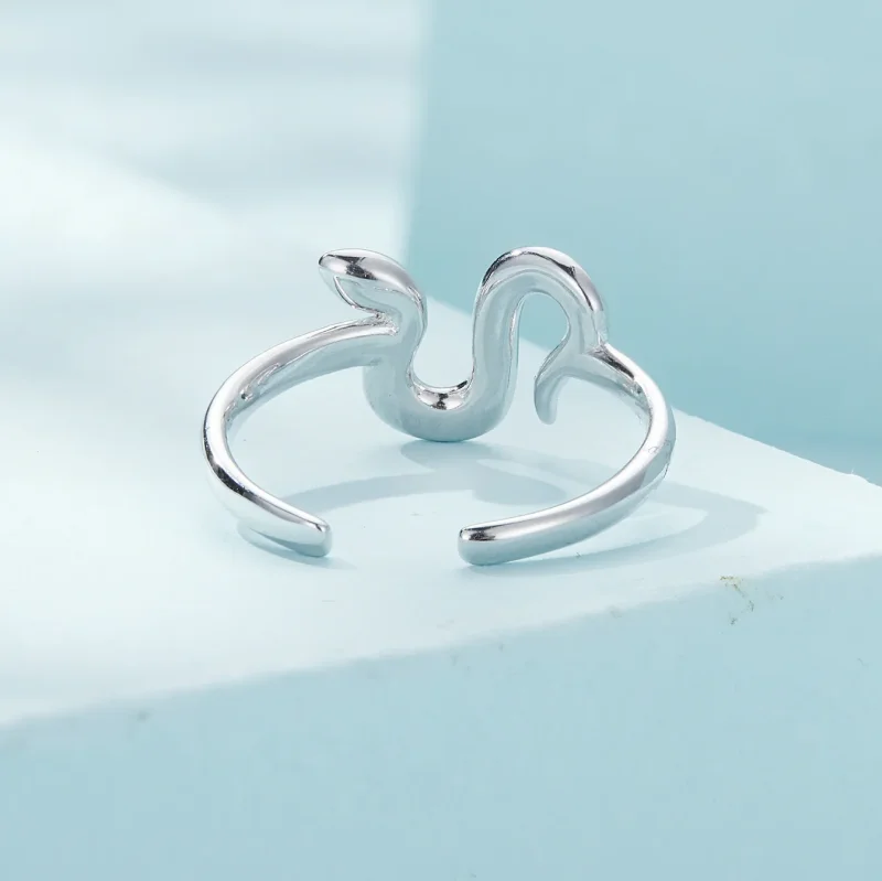 (immagine per) Anello aperto a forma di serpente in stile Pandora - SCR926 - Visualizza 4