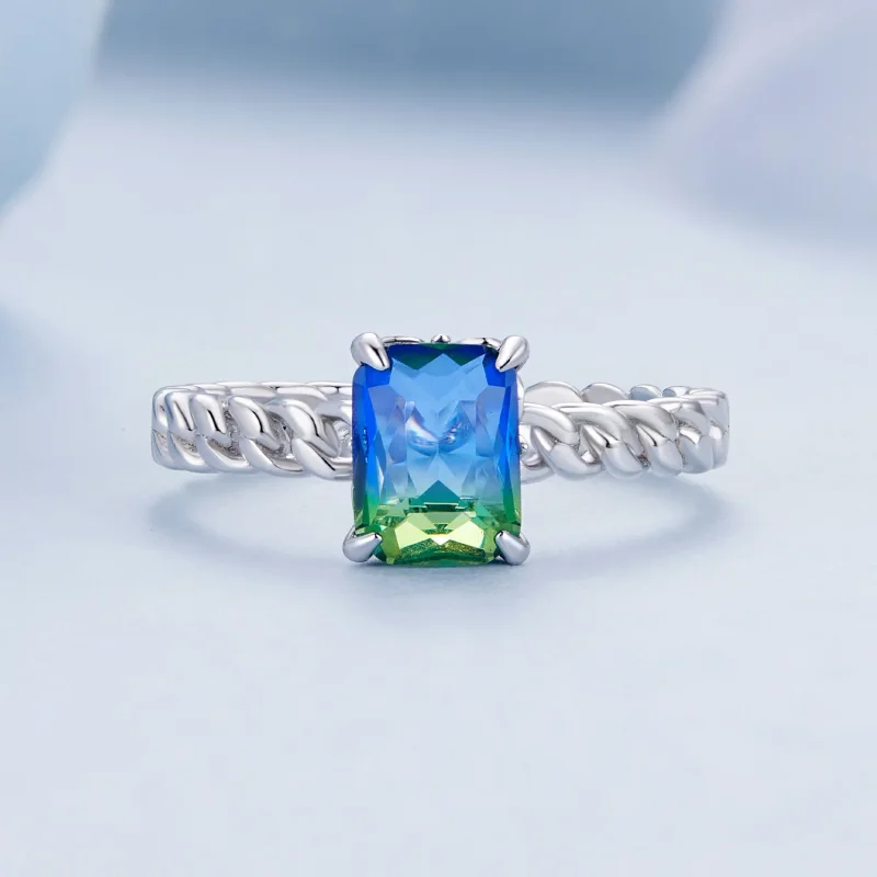 (immagine per) Anello aperto con catena stile Pandora - BSR476-E - Visualizza 3