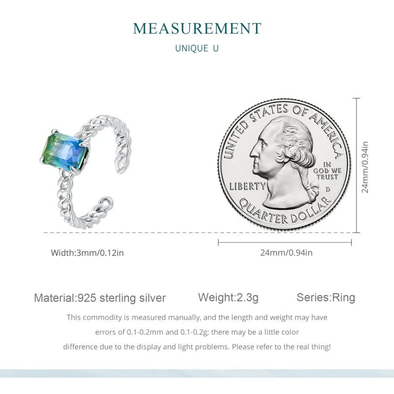 (immagine per) Anello aperto con catena stile Pandora - BSR476-E - Visualizza 7