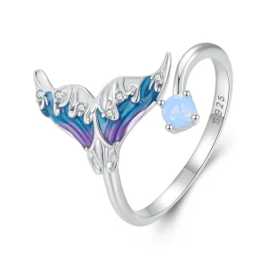 Anello aperto Pandora Style Dream Mermaid - BSR494-E (immagine per) Anello aperto Pandora Style Dream Mermaid - BSR494-E
