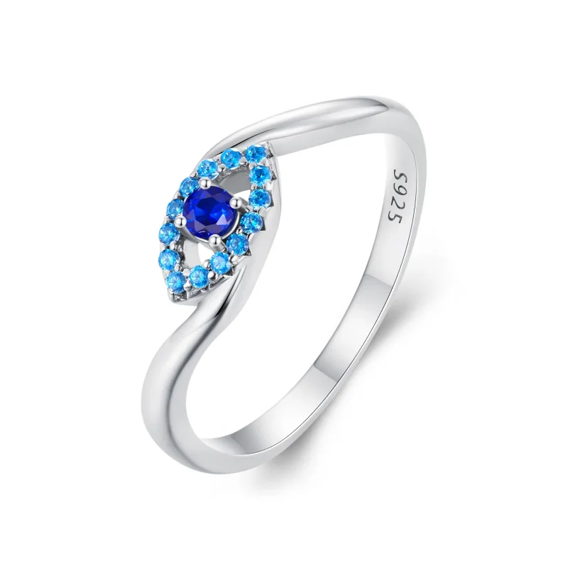 (immagine per) Anello con occhio di demone custode, stile Pandora - SCR947