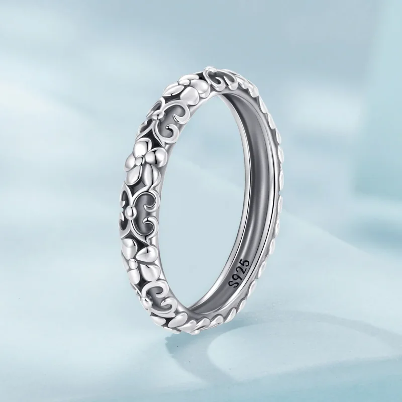 (immagine per) Anello dallo stile Pandora con motivo retrò - SCR958 - Visualizza 2