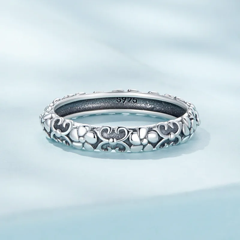(immagine per) Anello dallo stile Pandora con motivo retrò - SCR958 - Visualizza 3