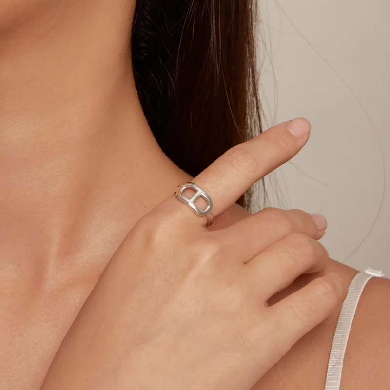 (immagine per) Anello di base di stile Pandora - SCR965-E - Visualizza 4