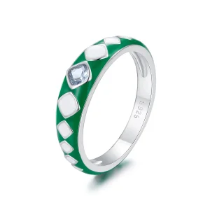 (immagine per) Anello di stile Pandora con motivo a diamante - SCR942