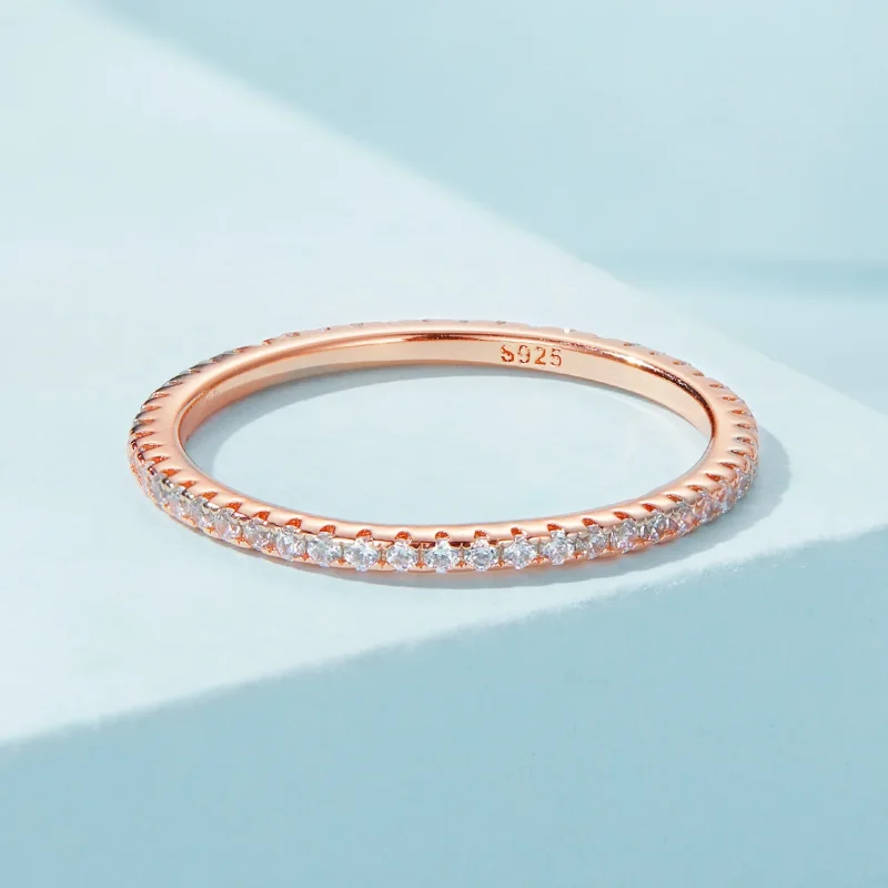 (immagine per) Anello elfico alla moda in stile Pandora color oro rosa - SCR066-C - Visualizza 3