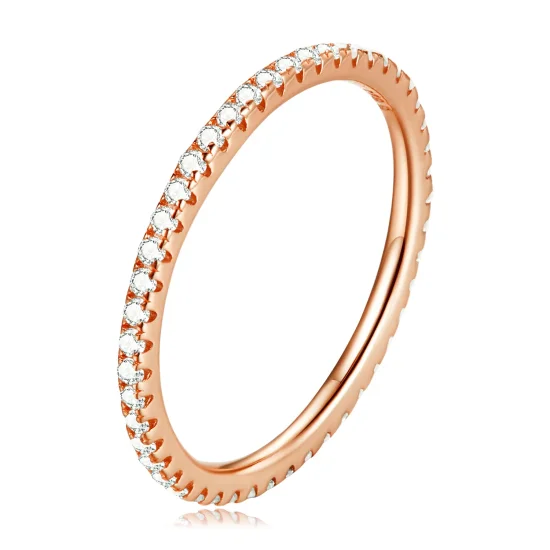 (immagine per) Anello elfico alla moda in stile Pandora color oro rosa - SCR066-C