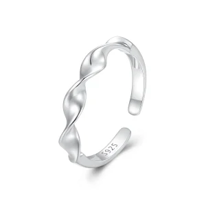 (immagine per) Anello in argento sterling intrecciato in stile Pandora - BSR468-E