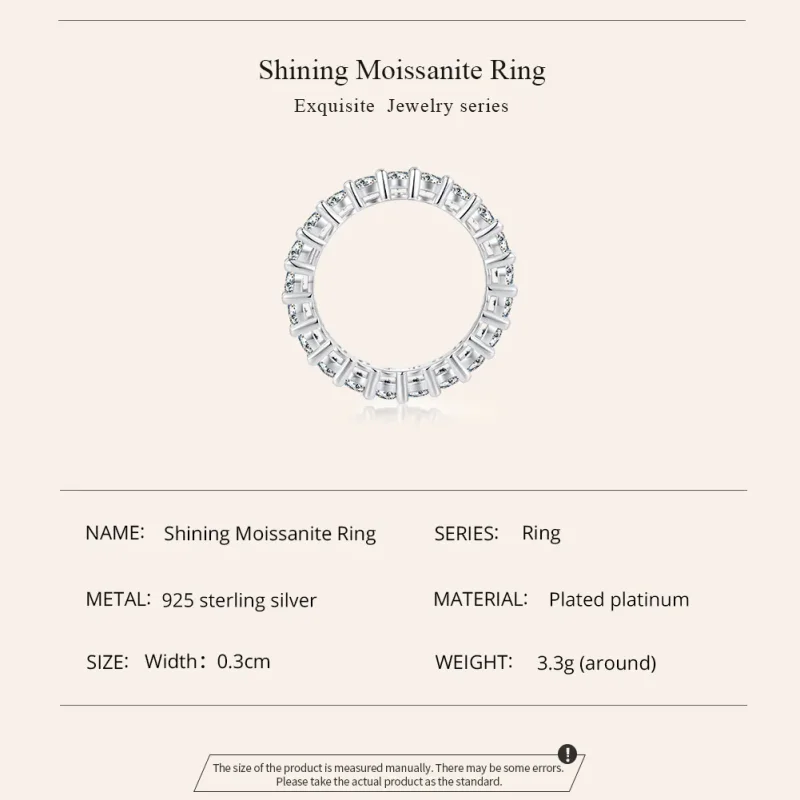 (immagine per) Anello in stile Pandora con brillante Moissanite (un certificato) - MSR020 - Visualizza 2