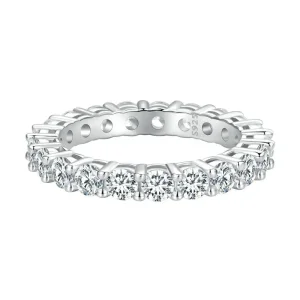 (immagine per) Anello in stile Pandora con brillante Moissanite (un certificato) - MSR020