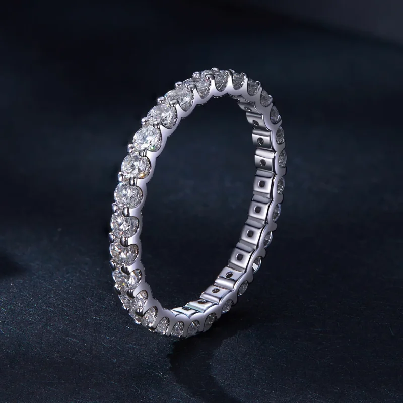 (immagine per) Anello in stile Pandora con Moissanite - MSR034 - Visualizza 2