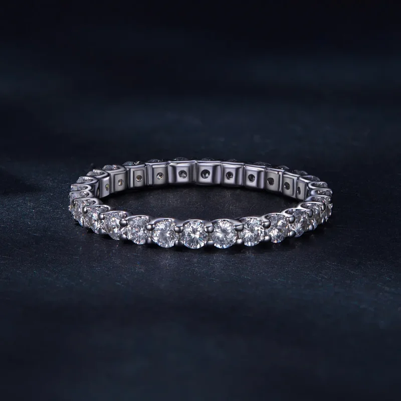 (immagine per) Anello in stile Pandora con Moissanite - MSR034 - Visualizza 3