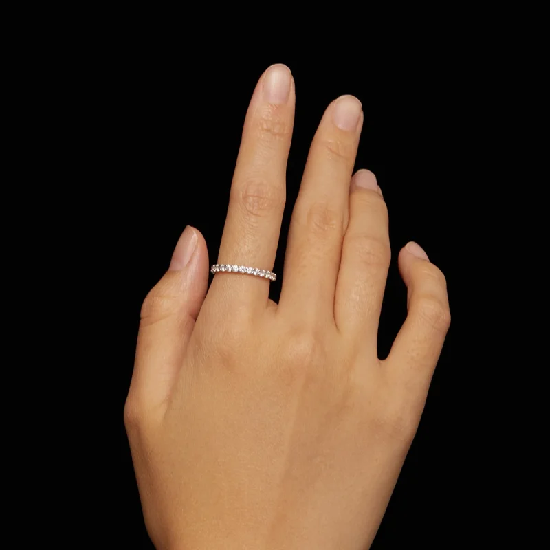 (immagine per) Anello in stile Pandora con Moissanite - MSR034 - Visualizza 6
