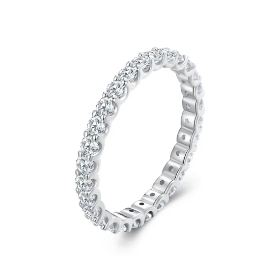 (immagine per) Anello in stile Pandora con Moissanite - MSR034