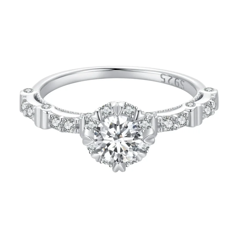 (immagine per) Anello Moissanite Pandora Style - MSR023 - Visualizza 9