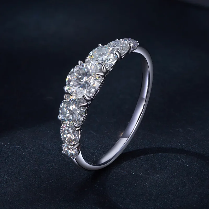 (immagine per) Anello Moissanite Pandora Style Shining (Un Certificato) - MSR037 - Visualizza 2