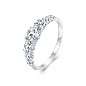 (immagine per) Anello Moissanite Pandora Style Shining (Un Certificato) - MSR037