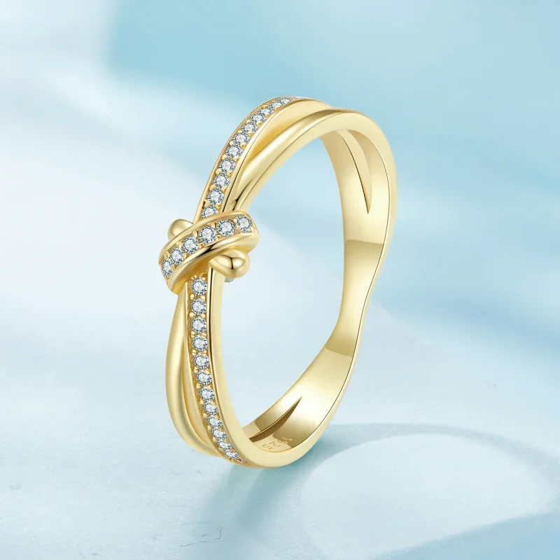 (immagine per) Anello Pandora Golden Knot - SCR896-B - Visualizza 2