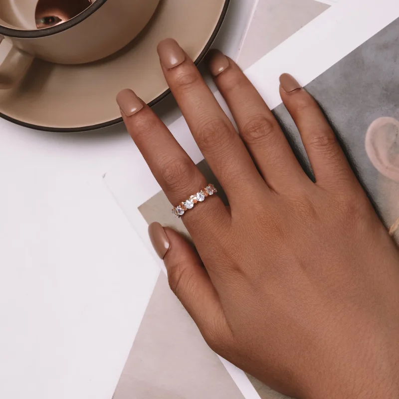 (immagine per) Anello Pandora Style Brillante - BSR477 - Visualizza 4